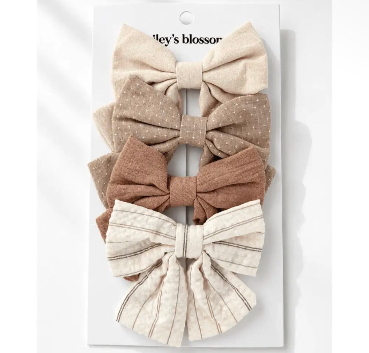 4-Piece Bow Clip Set