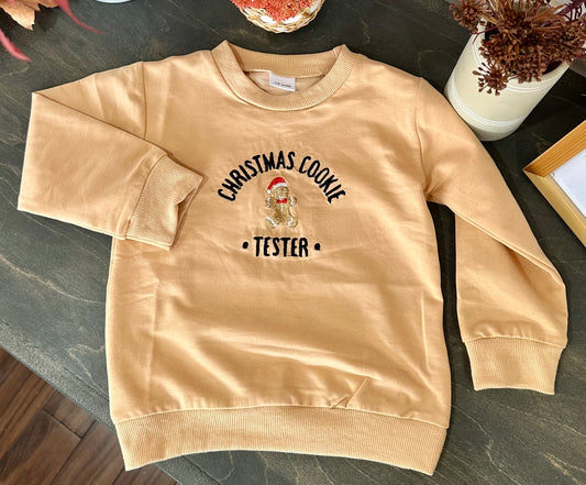 Christmas Embroidered Pullover