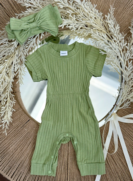 Cozy Ribbed Spring Jumpsuit