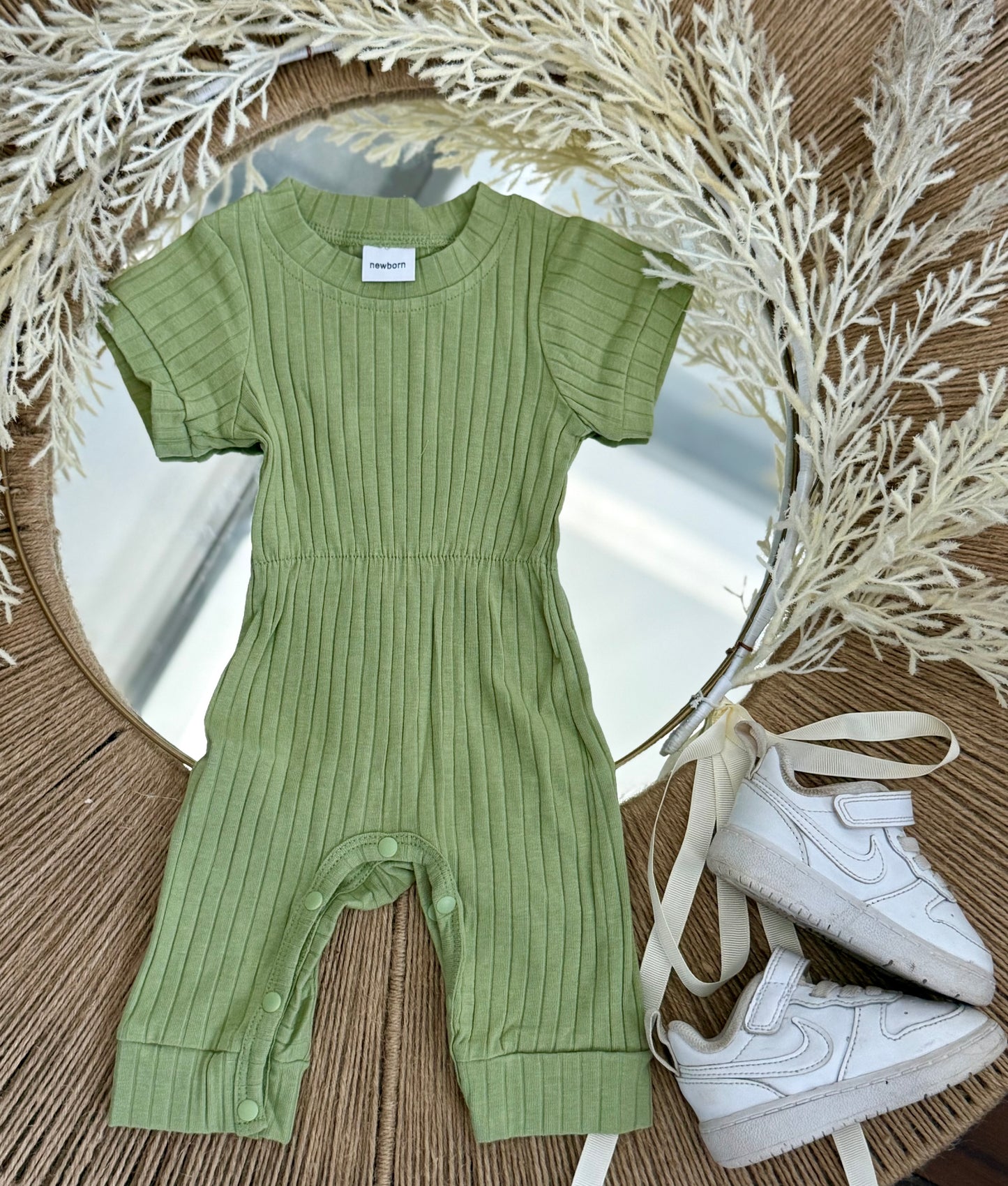 Cozy Ribbed Spring Jumpsuit