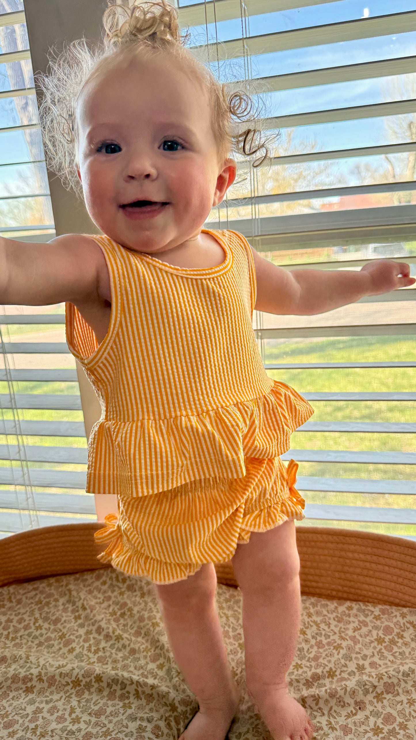 Citrus Stripe 2-Piece Swimsuit