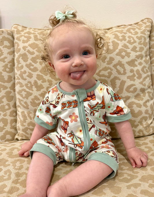 Cowgirl Shortie Romper