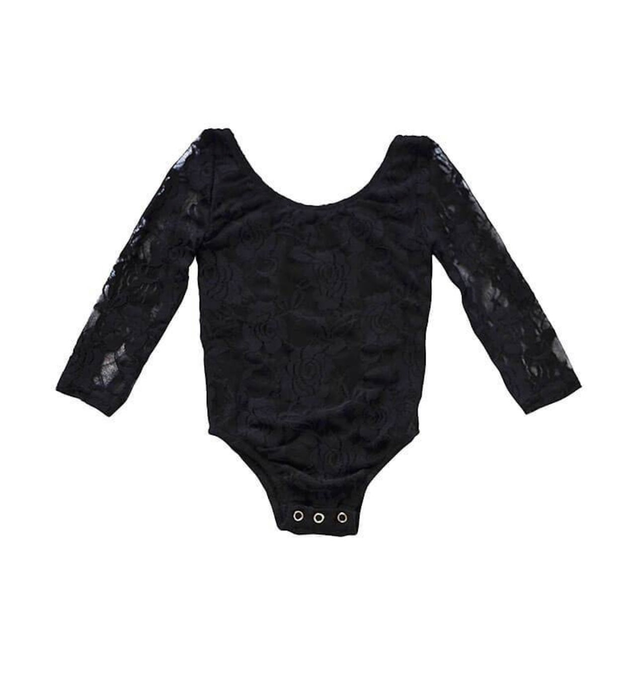 Lana Black Lace Leotard