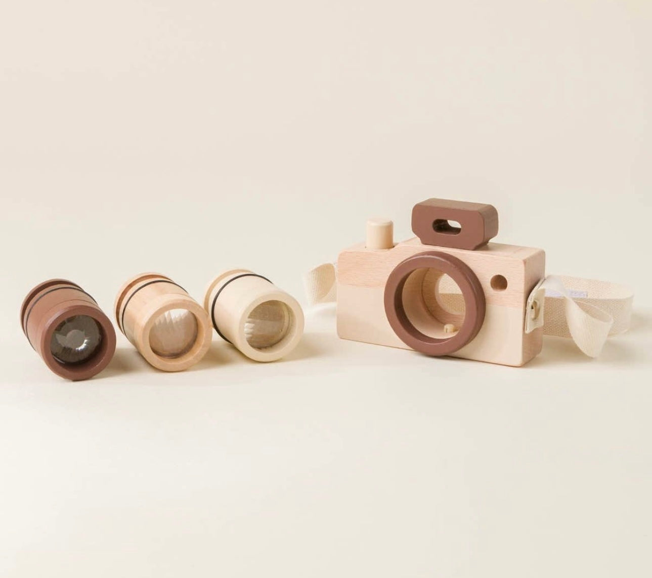 Wooden Camera with Bag