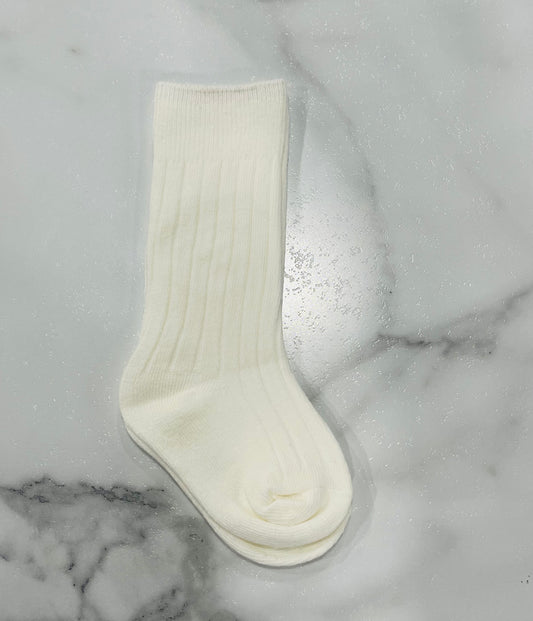 Knee High Ribbed Stockings