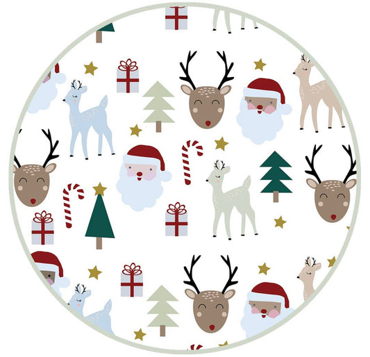 Santa Holiday Bamboo Convertible Baby Sleeper