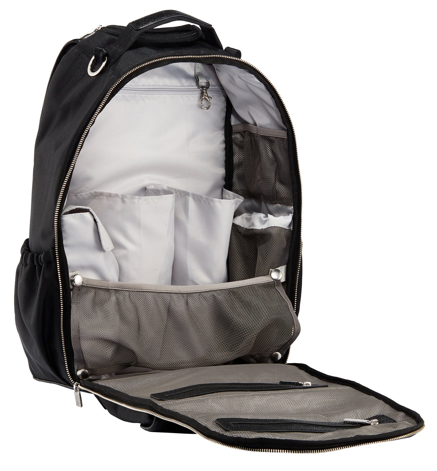 Jetsetter Black Boss Backpack Diaper Bag