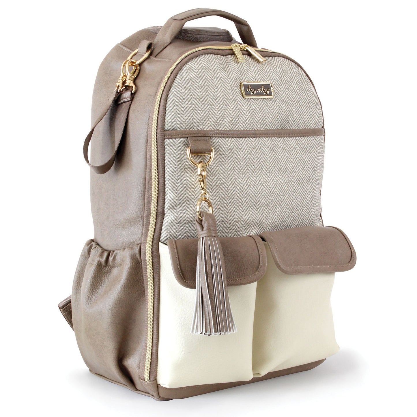 Vanilla Latte Boss Backpack Diaper Bag