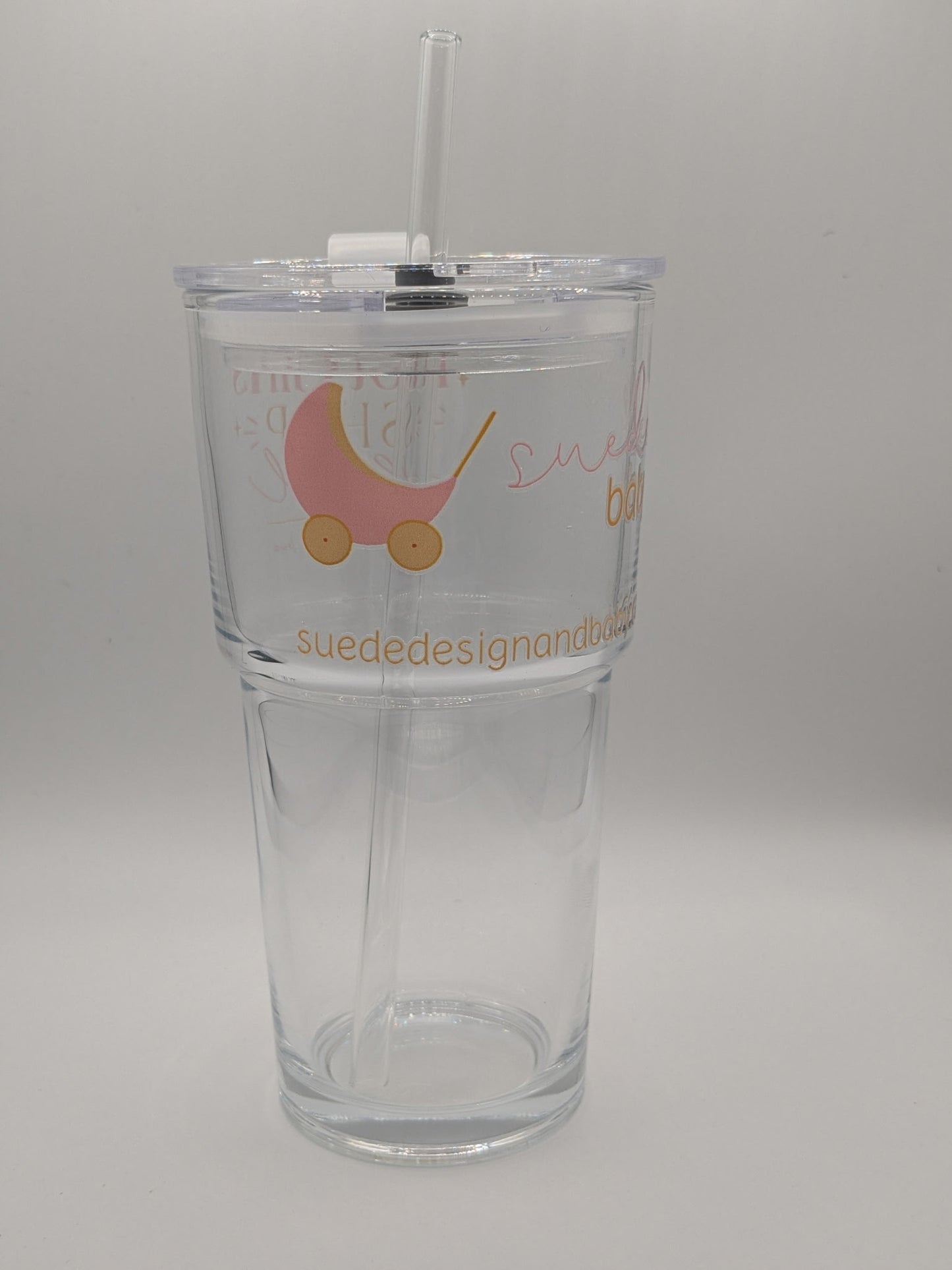 Suede 20oz Glass Tumbler