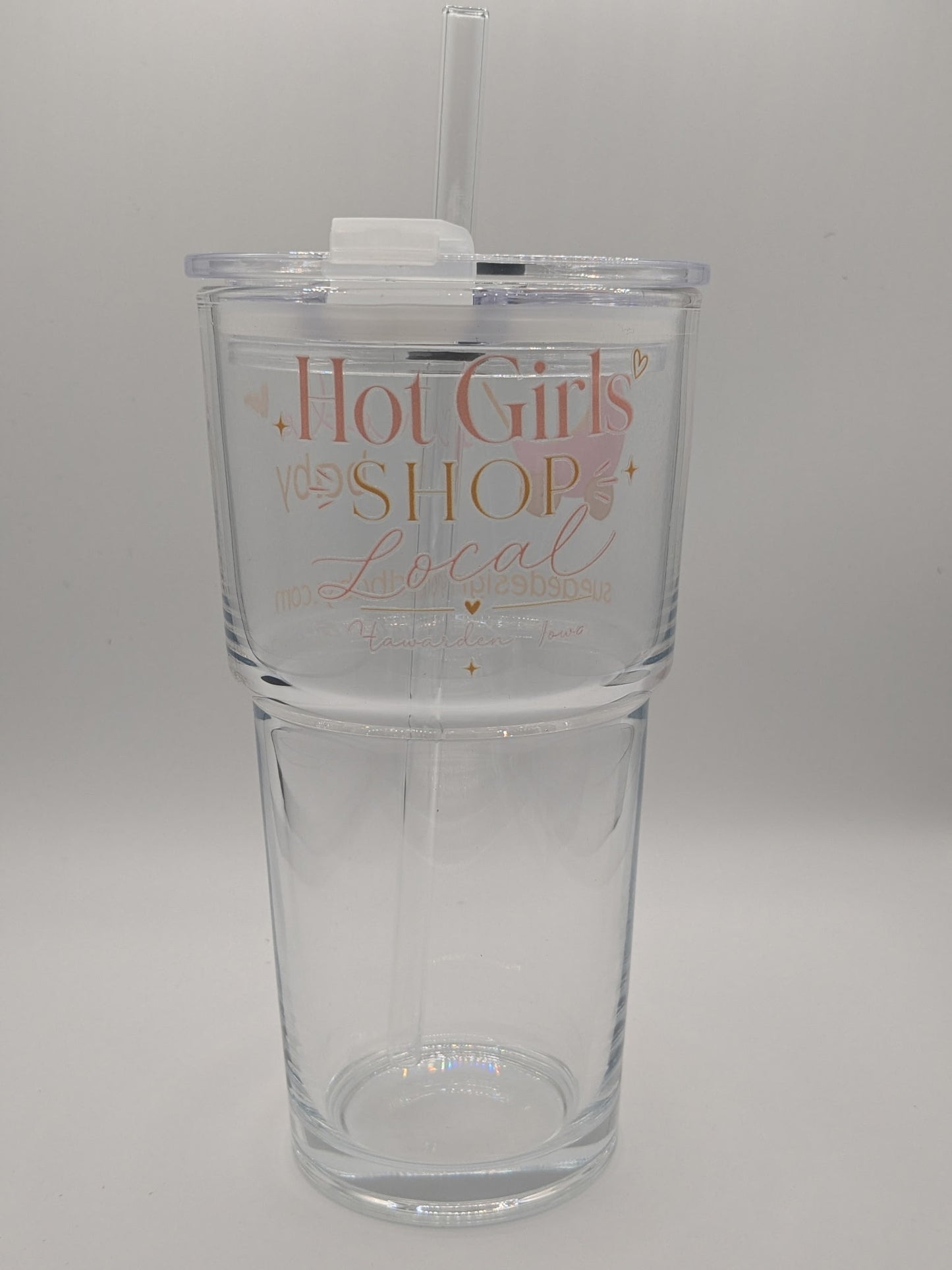 Suede 20oz Glass Tumbler