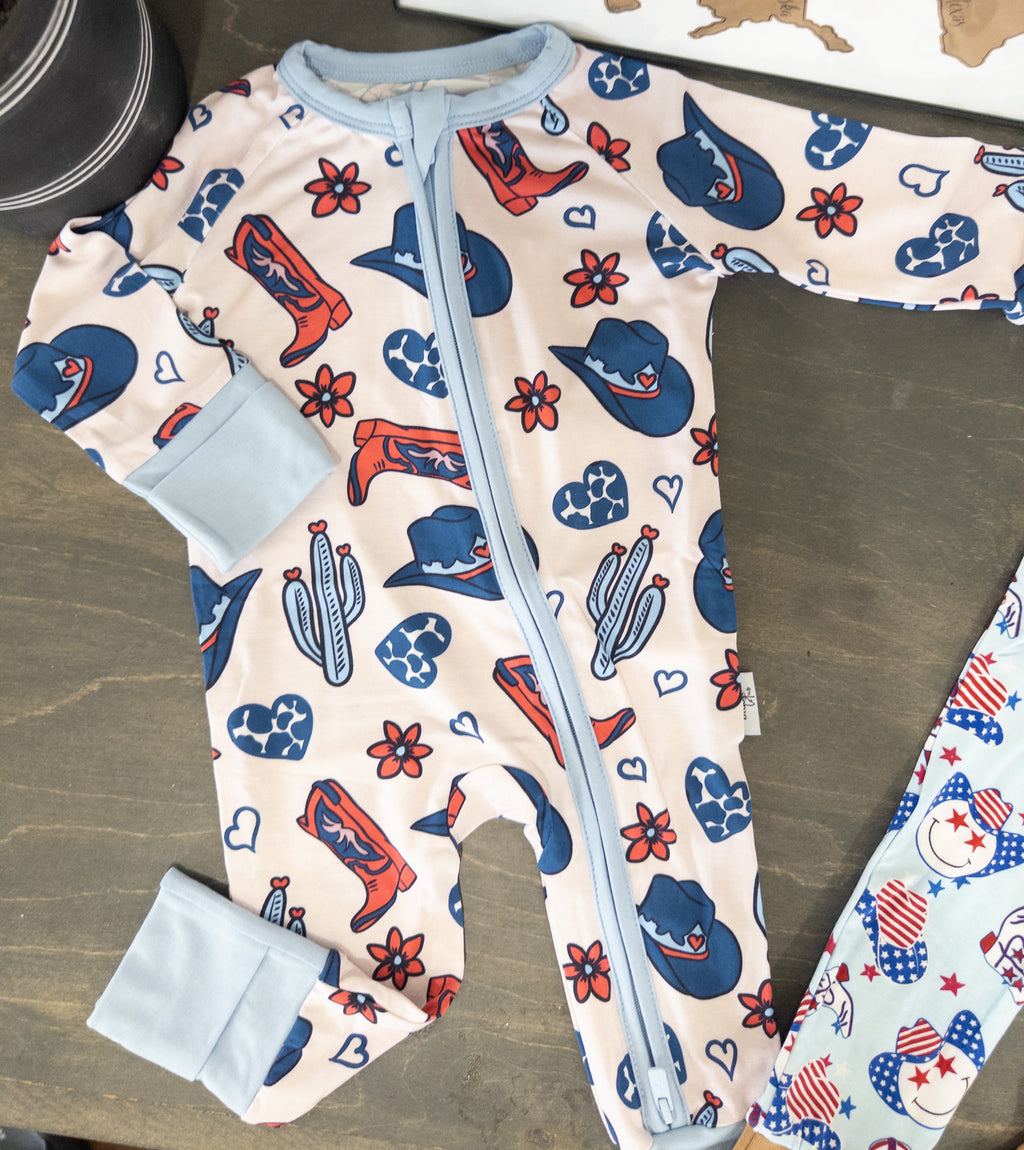 Let’s Go (Cow)Girls Bamboo Pajamas