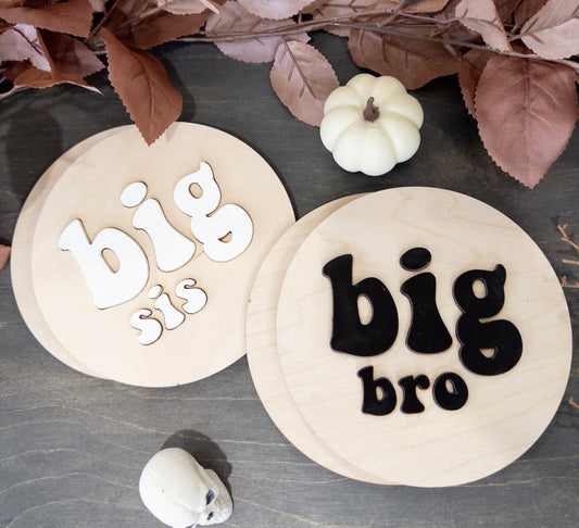 Big Bro/Big Sis Signs