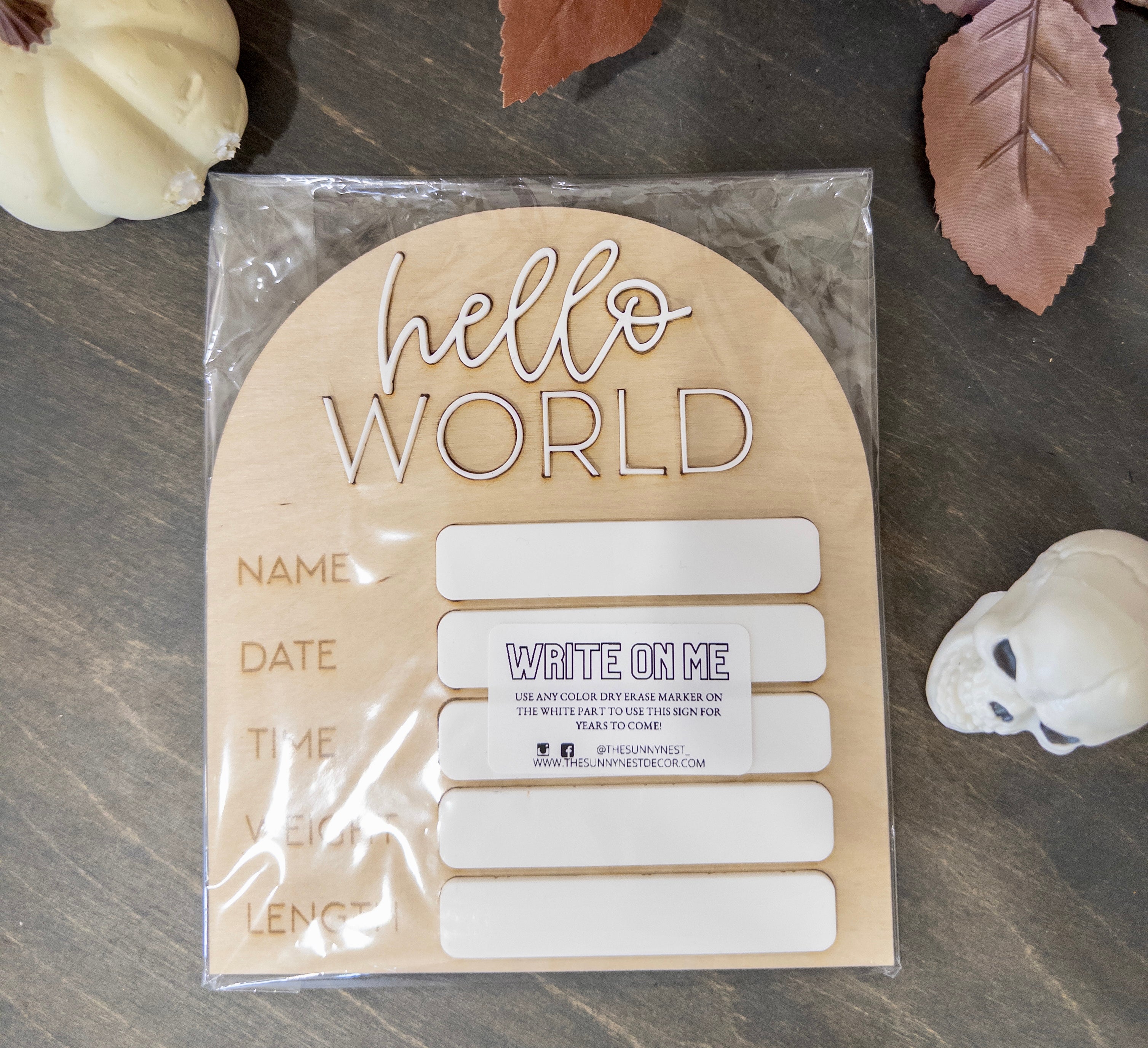 Arch Hello World Sign