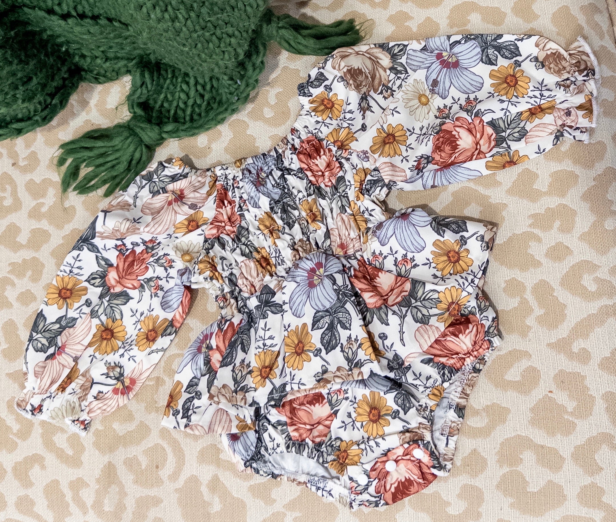 Autumn Floral Romper