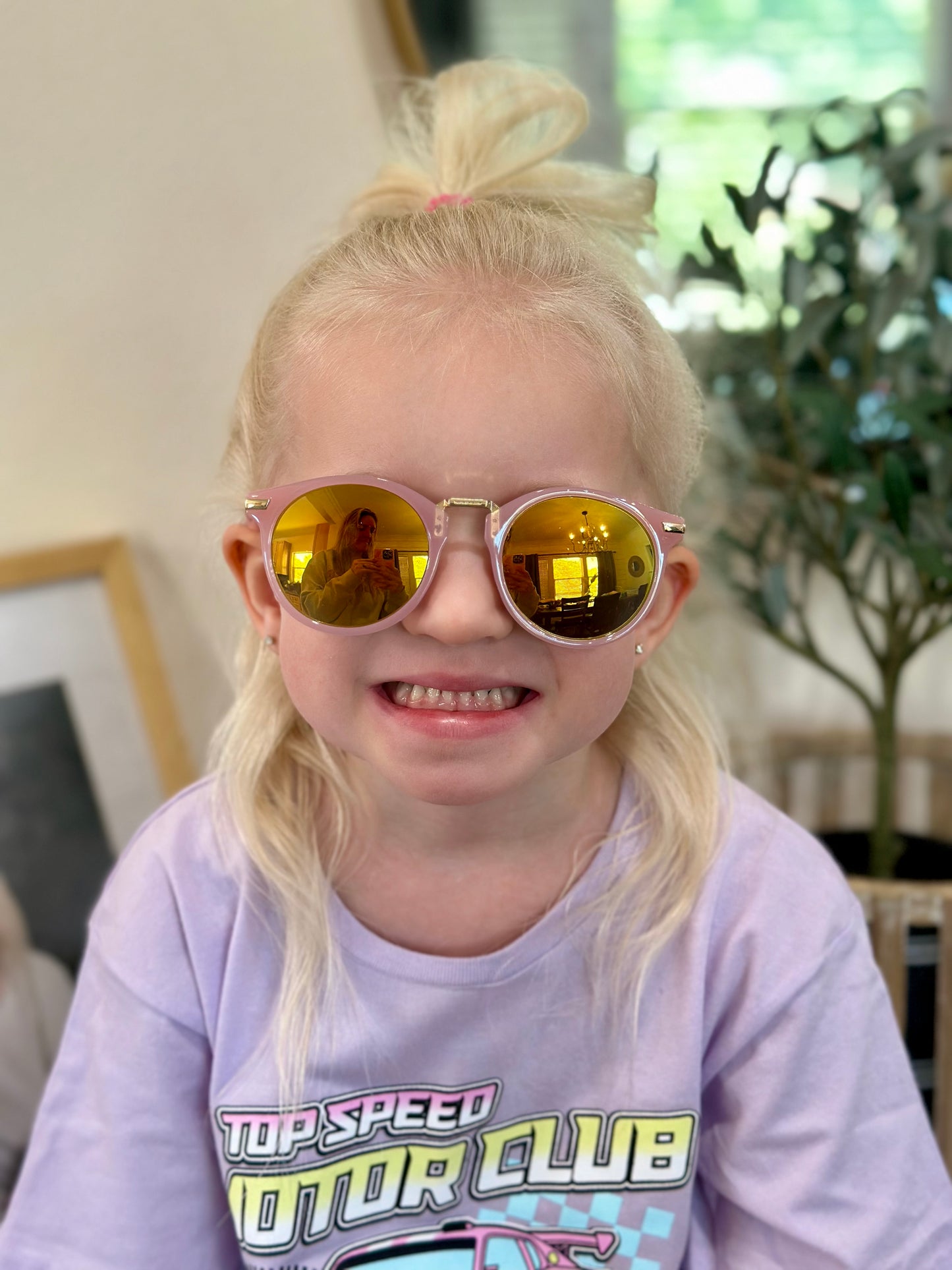 Kids Round Color Tinted Sunglasses