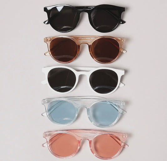 Kids Round Bold Tinted Sunglasses