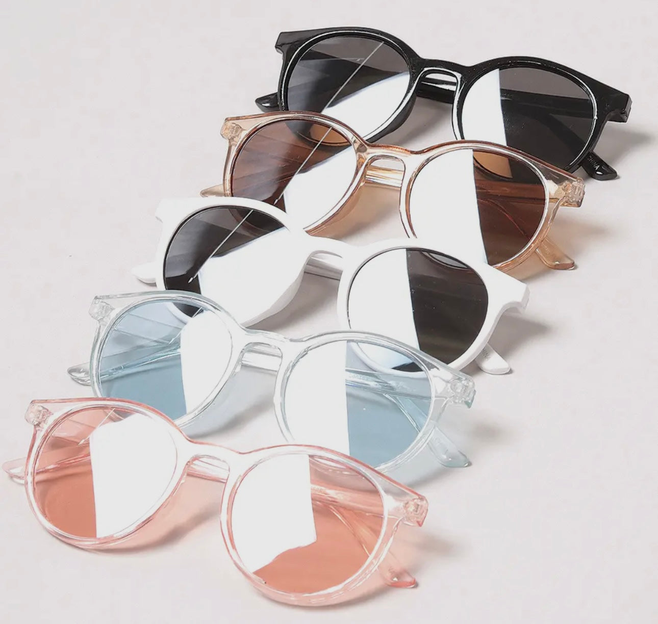 Kids Round Bold Tinted Sunglasses