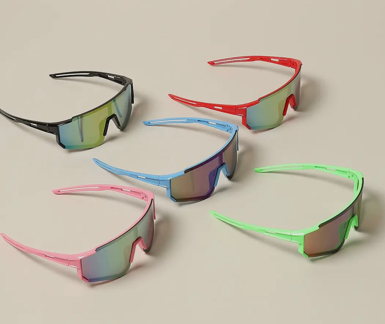 Kids Wrap Around Half Rim Sunglasses