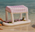 Pink Floating Cabana Bar