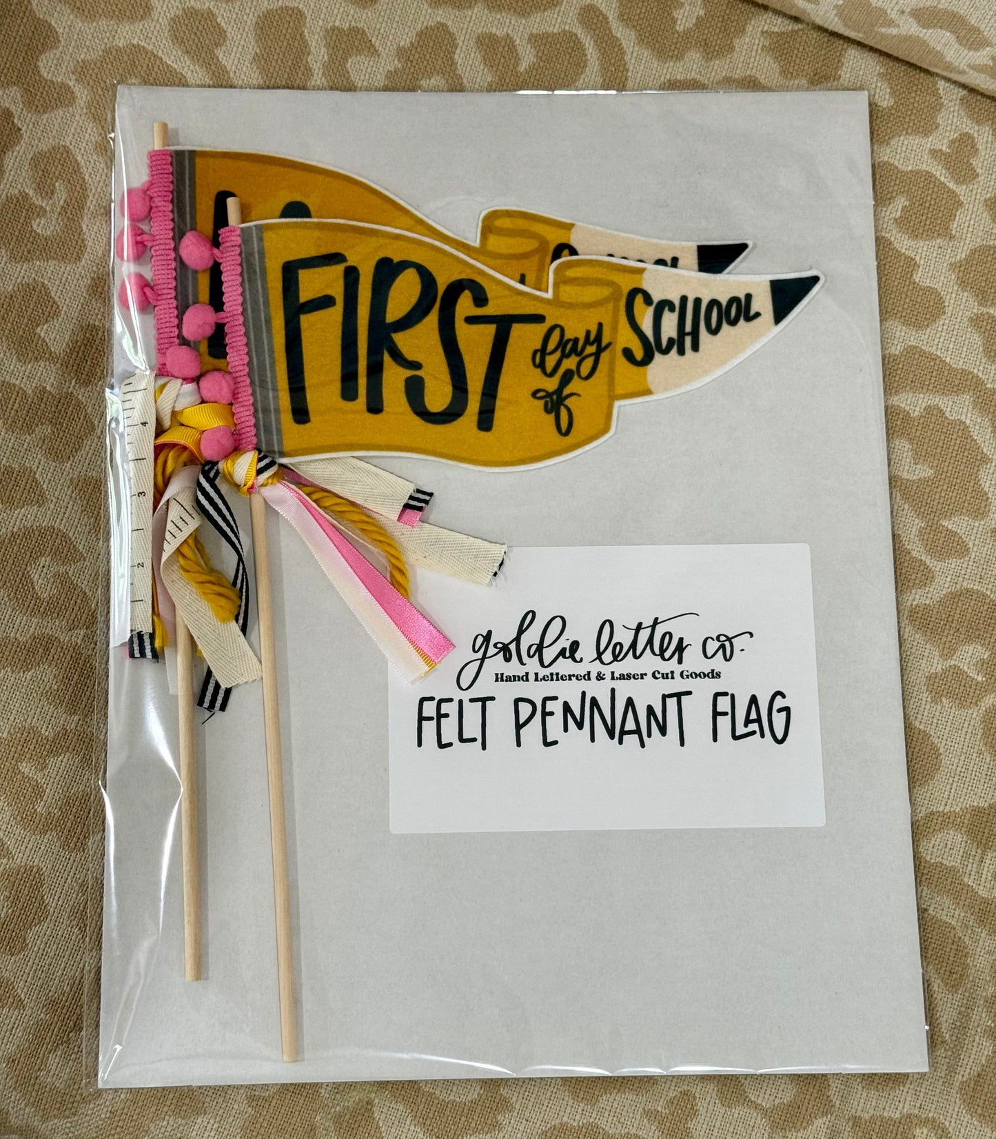 First/Last Day of School Flags