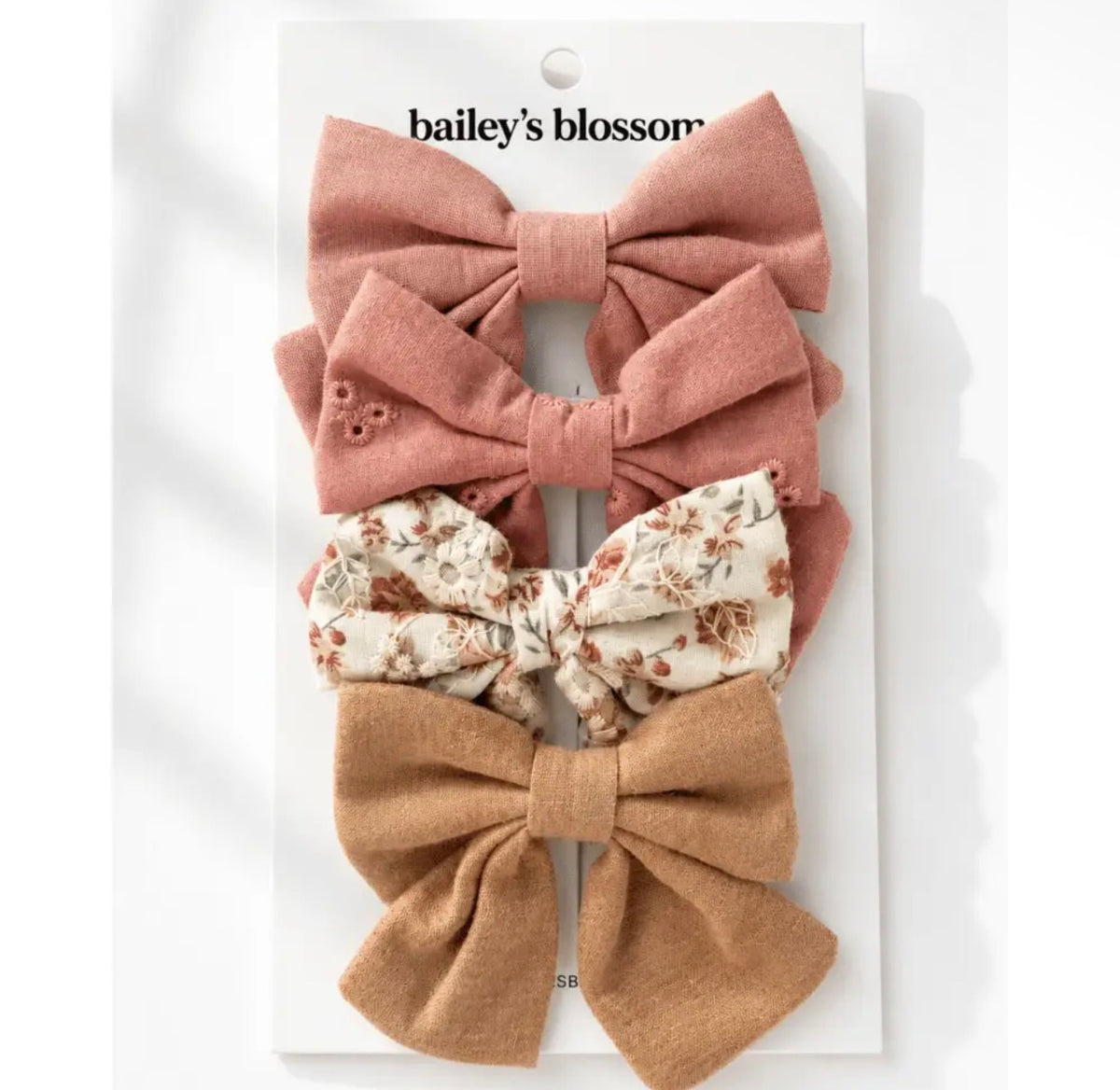4-Piece Bow Clip Set