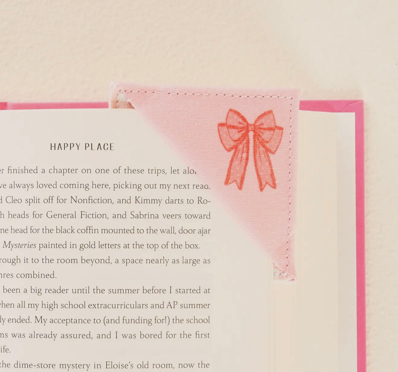 Corner Keeper Fabric Bookmark