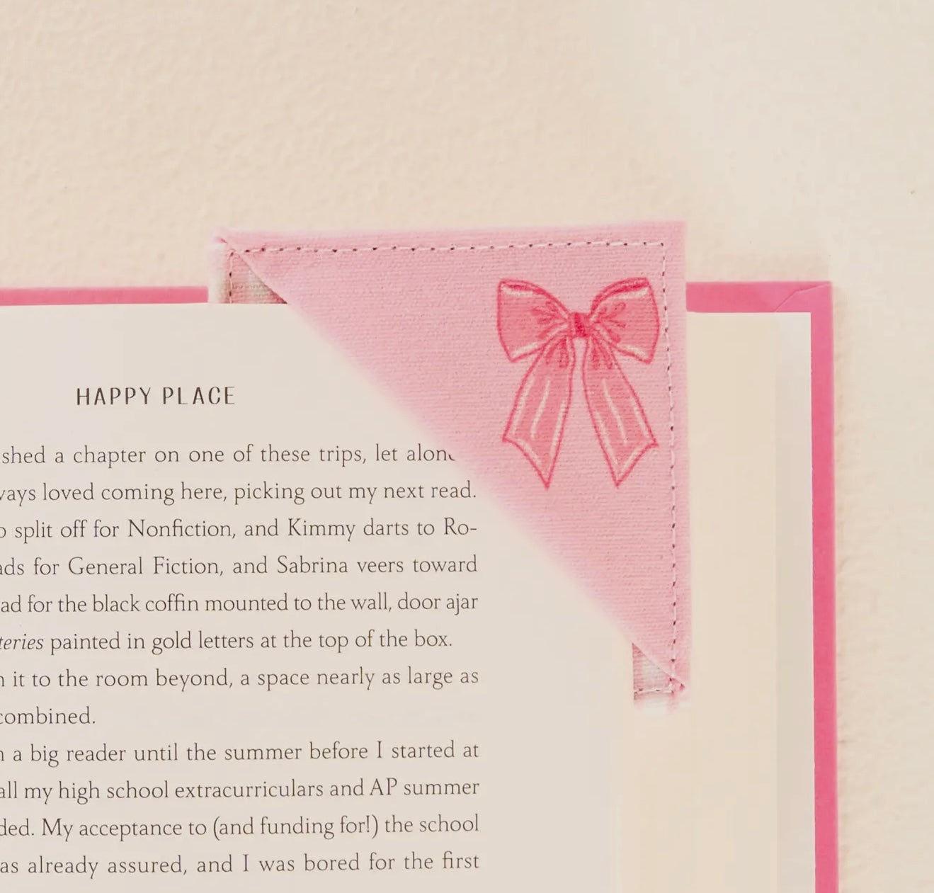 Corner Keeper Fabric Bookmark