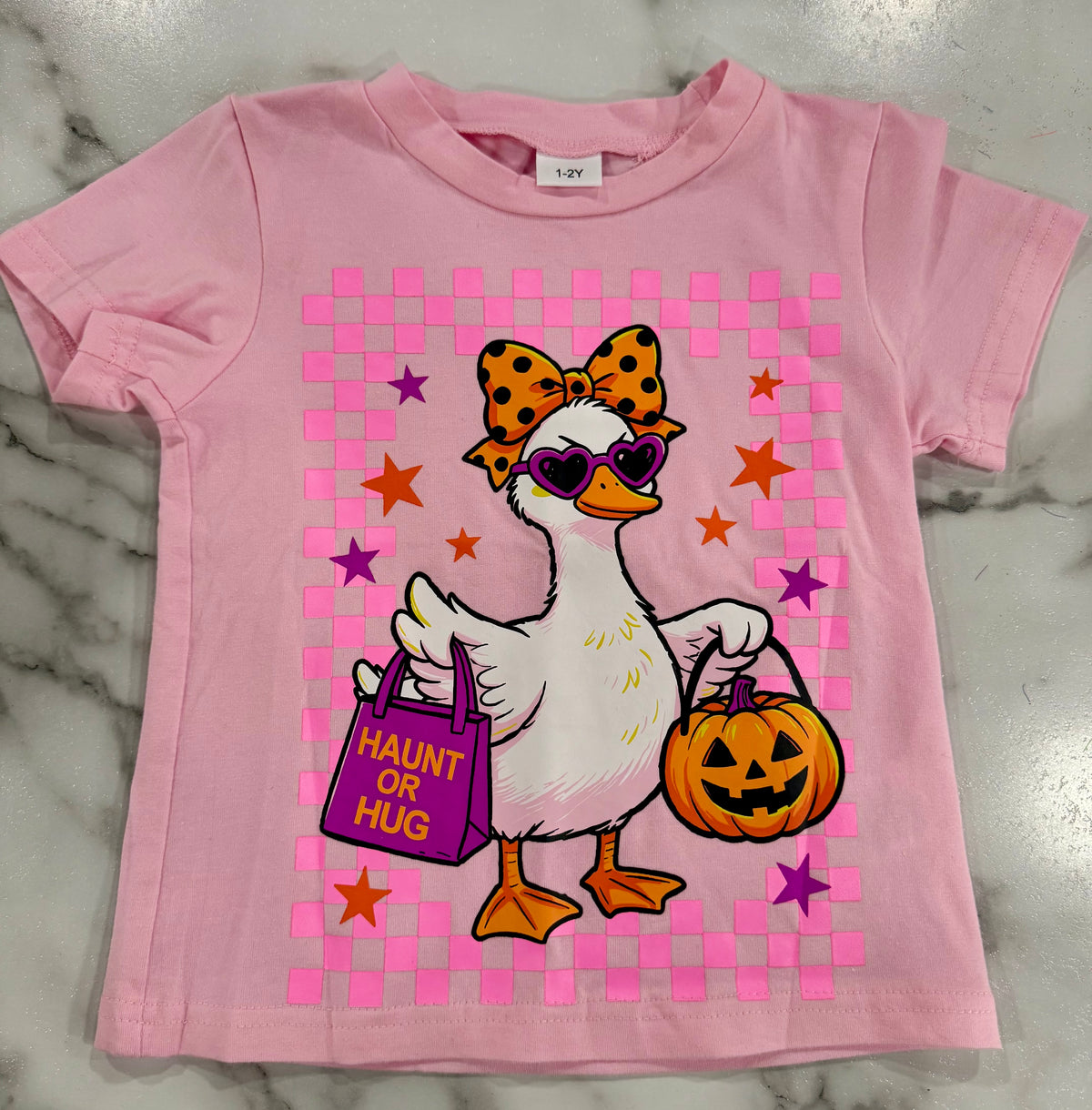 Silly Trick-or-Treat Goose Tee