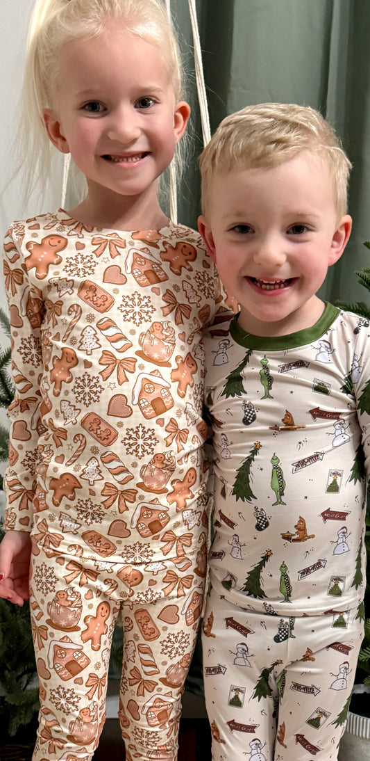 Gingerbread Cookies Bamboo Jammies