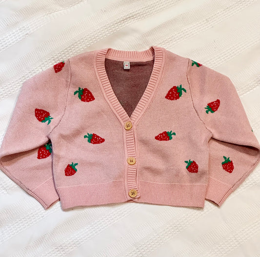 Strawberry Cardigan