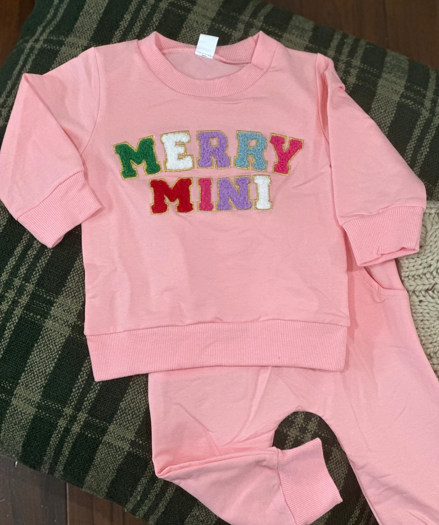 Merry Mini Joggers Set