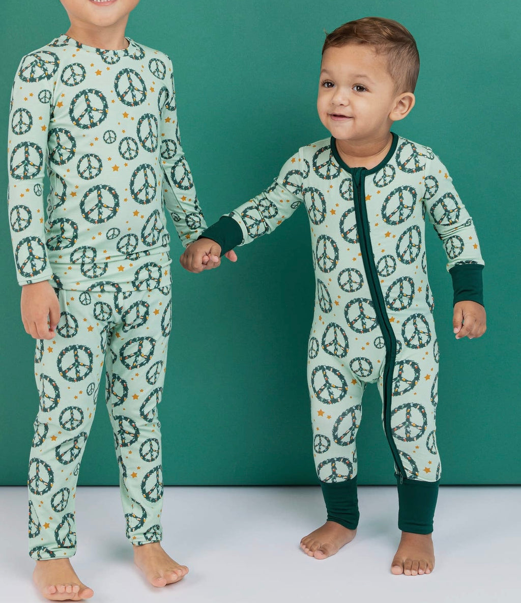 Peace + Joy Christmas Pajamas