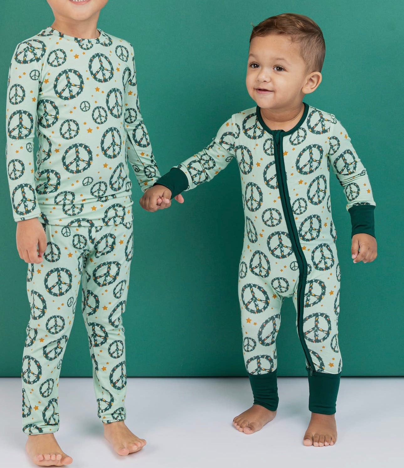 Peace + Joy Christmas Pajamas