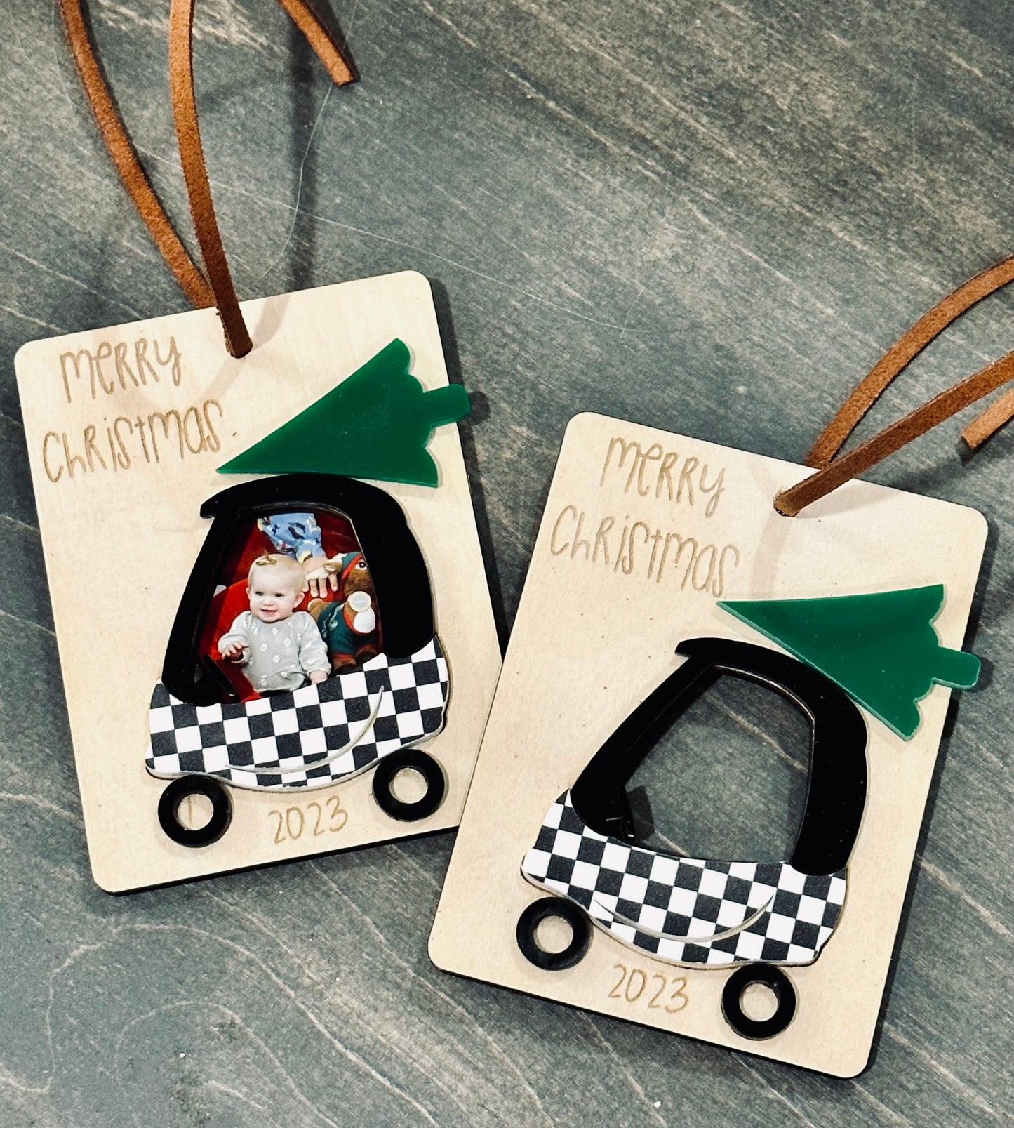 Cozy Coupe Picture Christmas Ornament