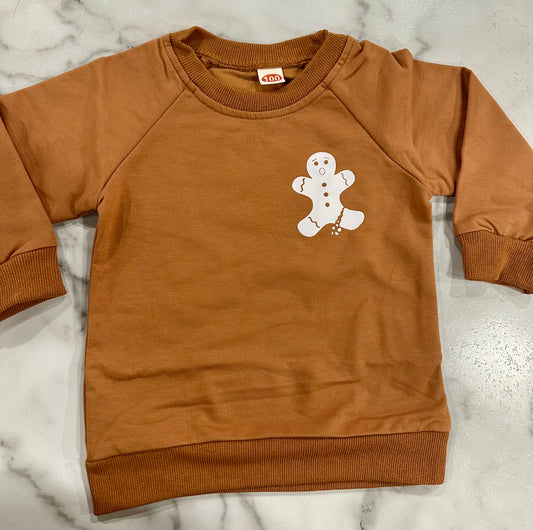 Gingerbread Brown Crew Pullover