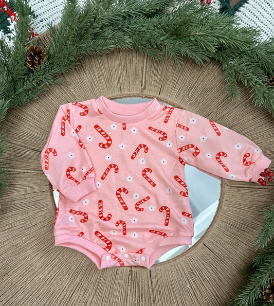 Pink Candy Cane Bubble