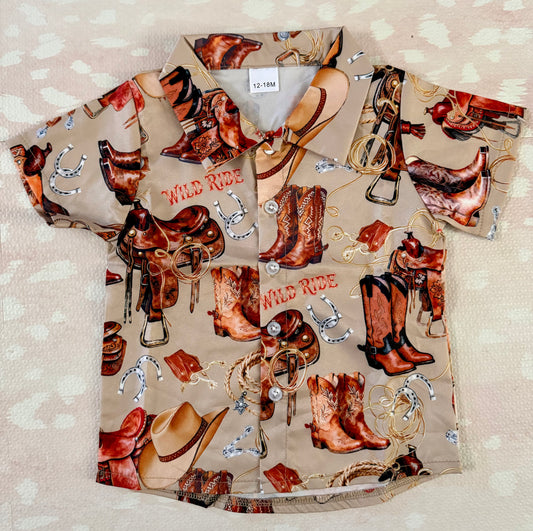 Wild Ride Collared Shirt