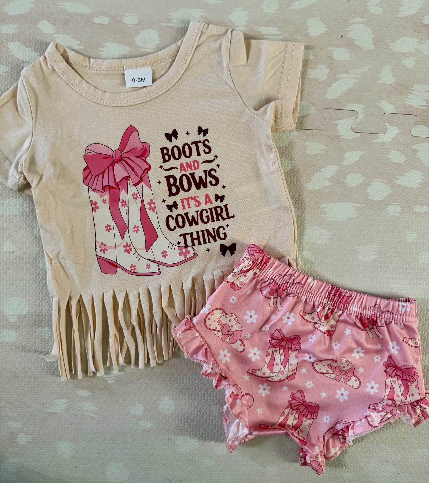 Boots & Bows Fringe Set