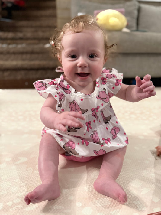 Cowgirl Dress+Bloomer Set