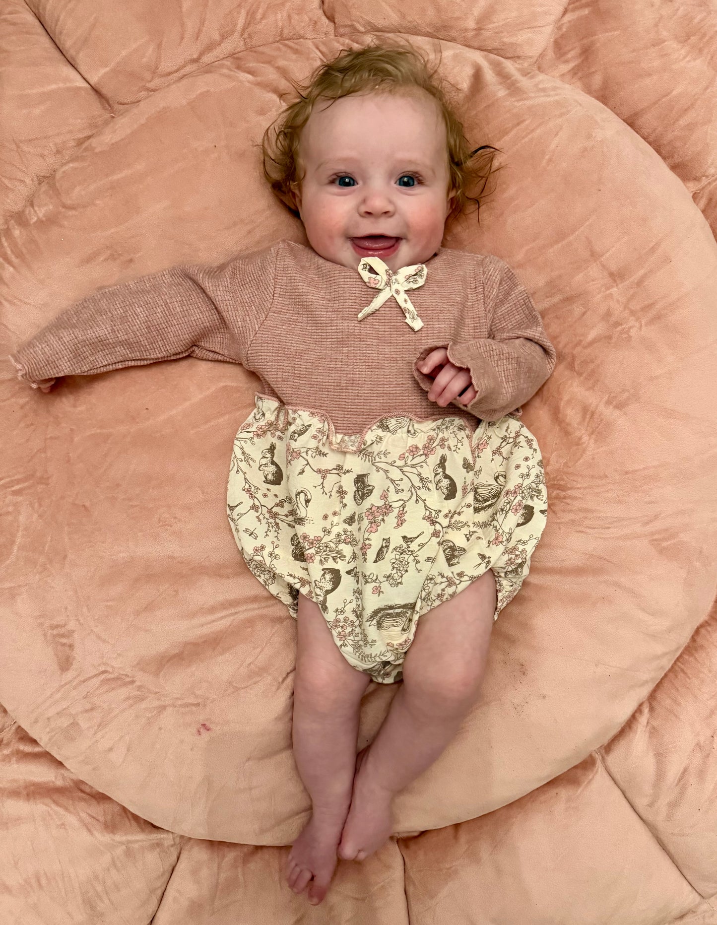Vintage Woodland Sweater Romper