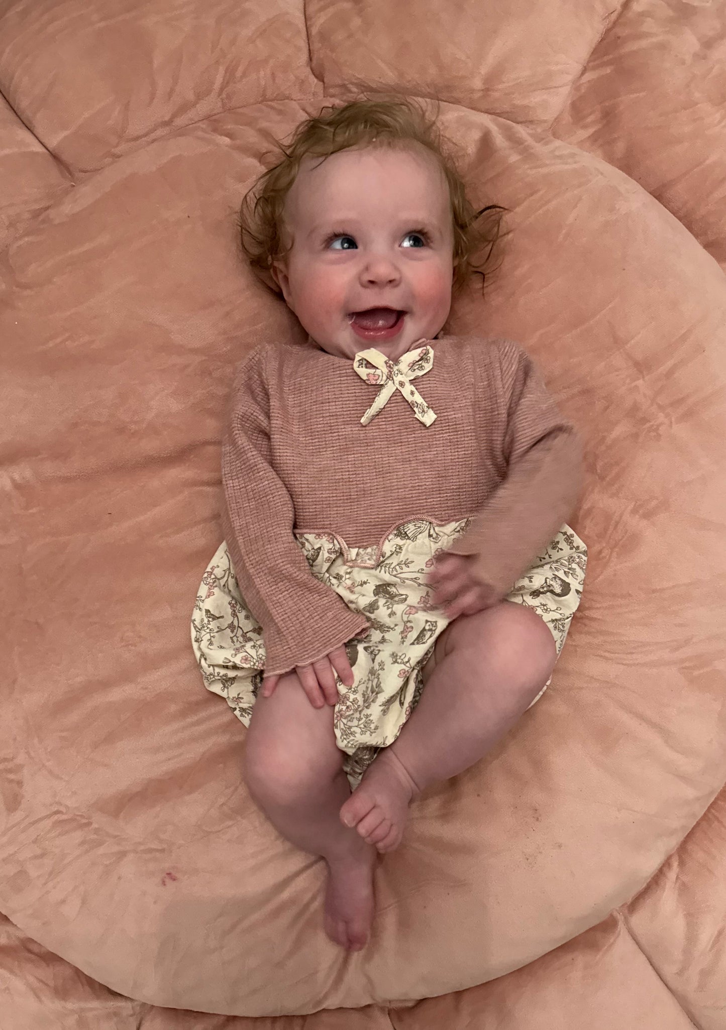 Vintage Woodland Sweater Romper