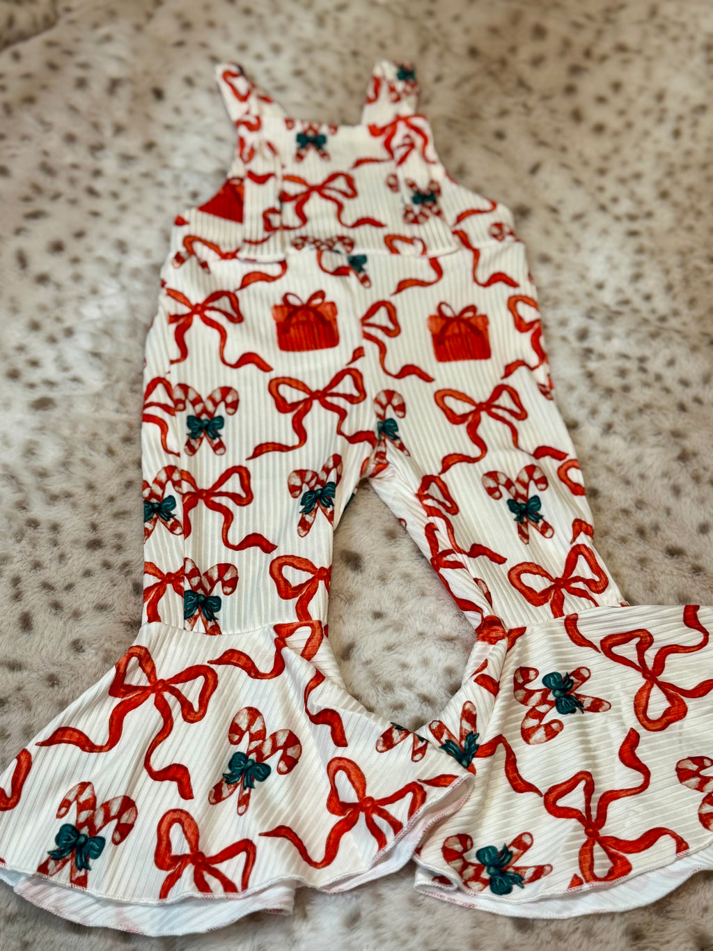 Toddler Christmas Flare Jumpsuits