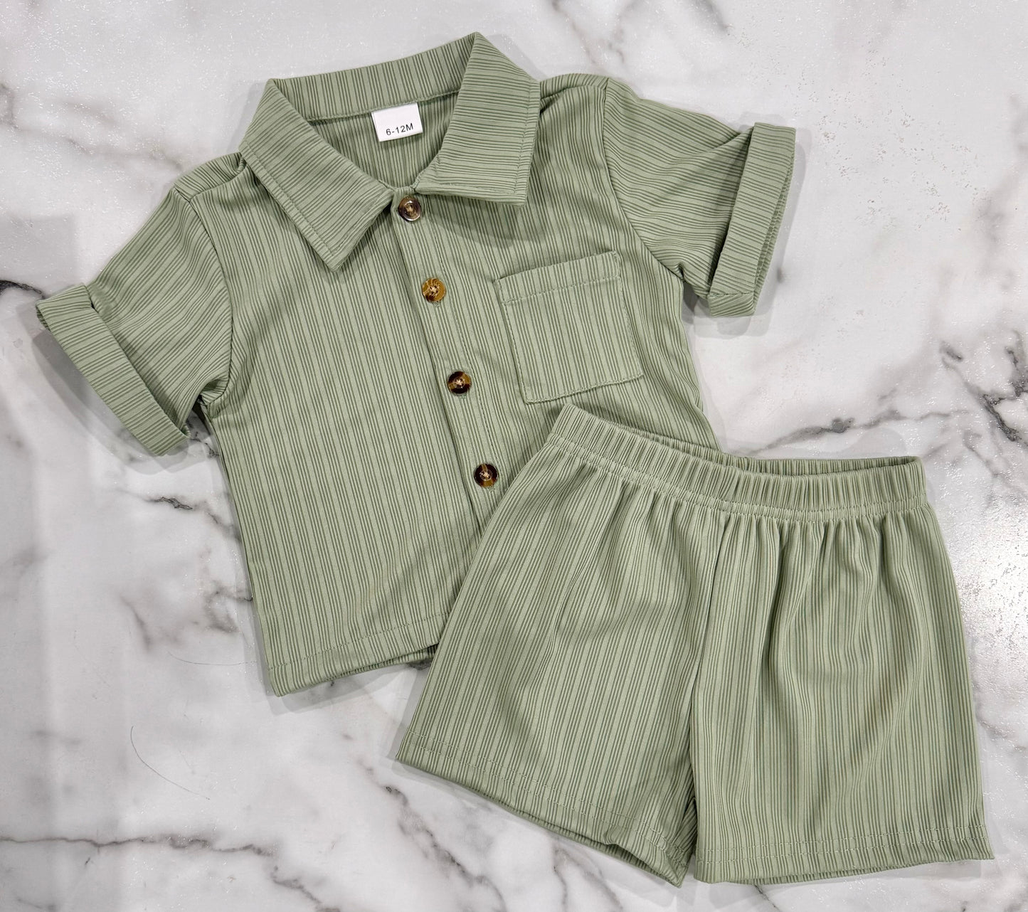 Sage Collared Set