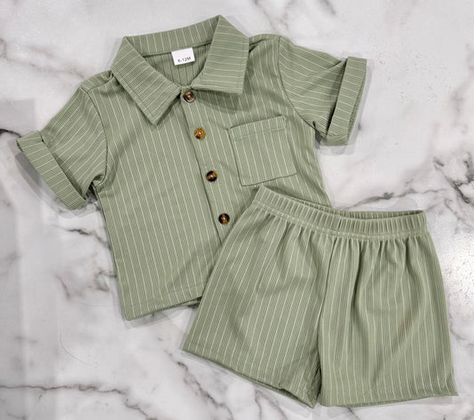 Sage Collared Set