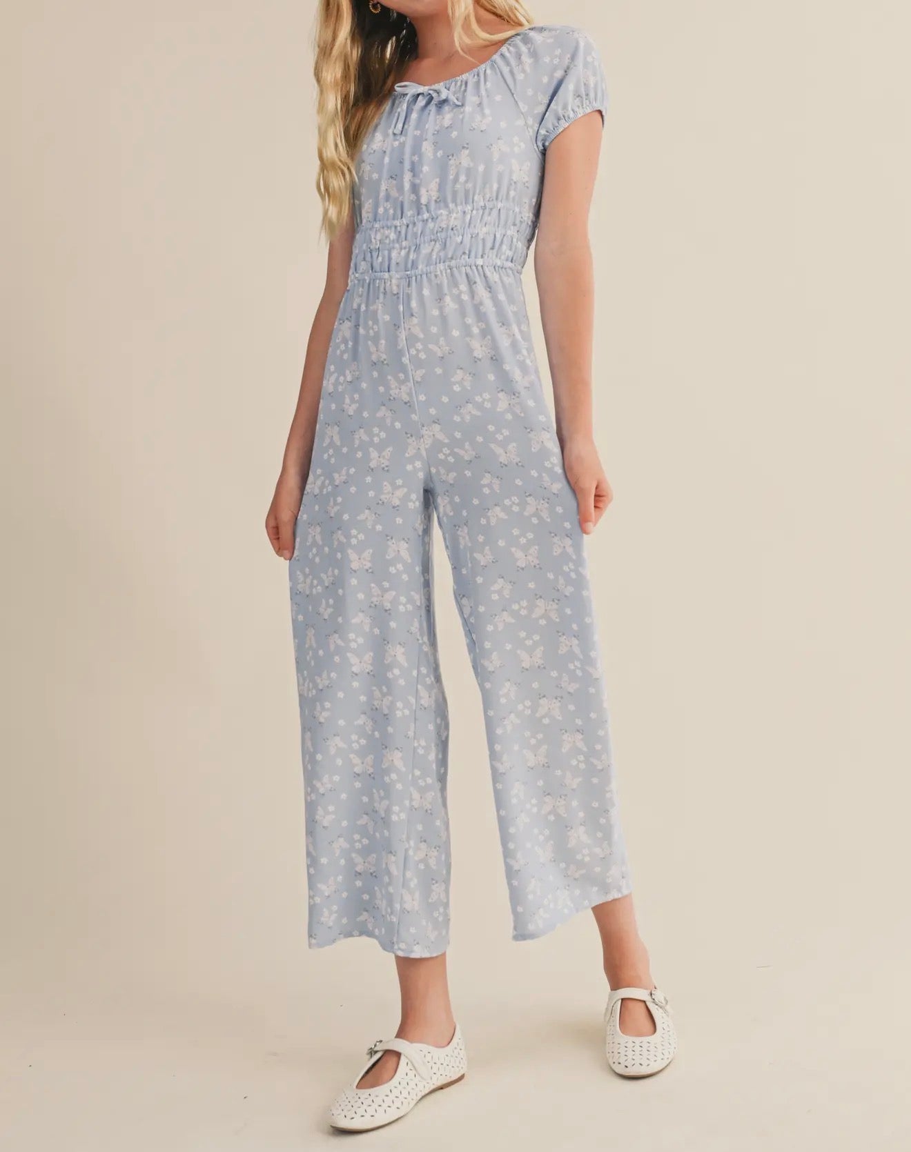 Tween Peasant Top Juliette Waist Jumpsuit
