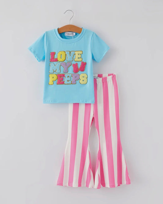 Love My Peeps Appliqué Outfit