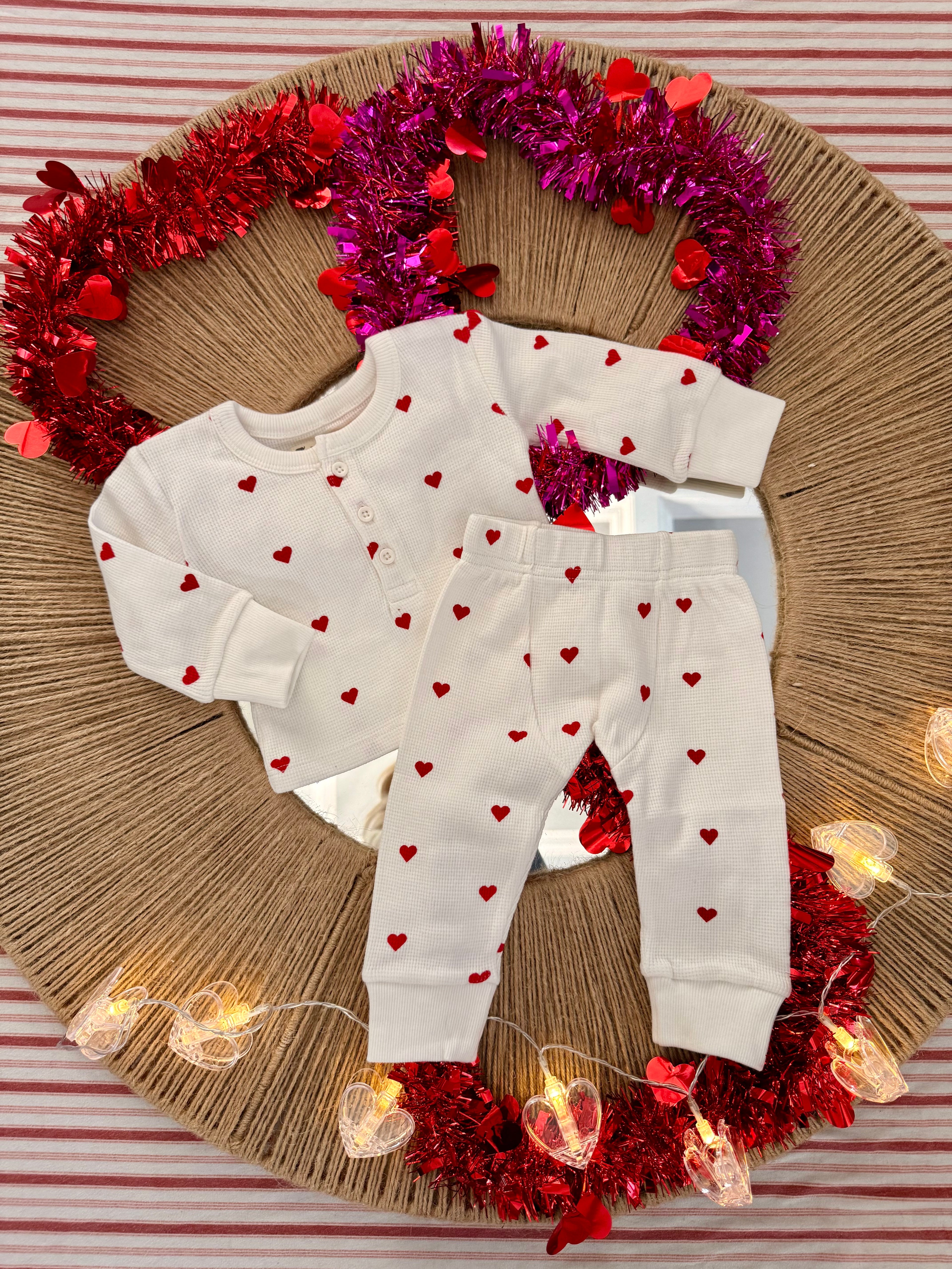 Tiny Hearts Waffle Set