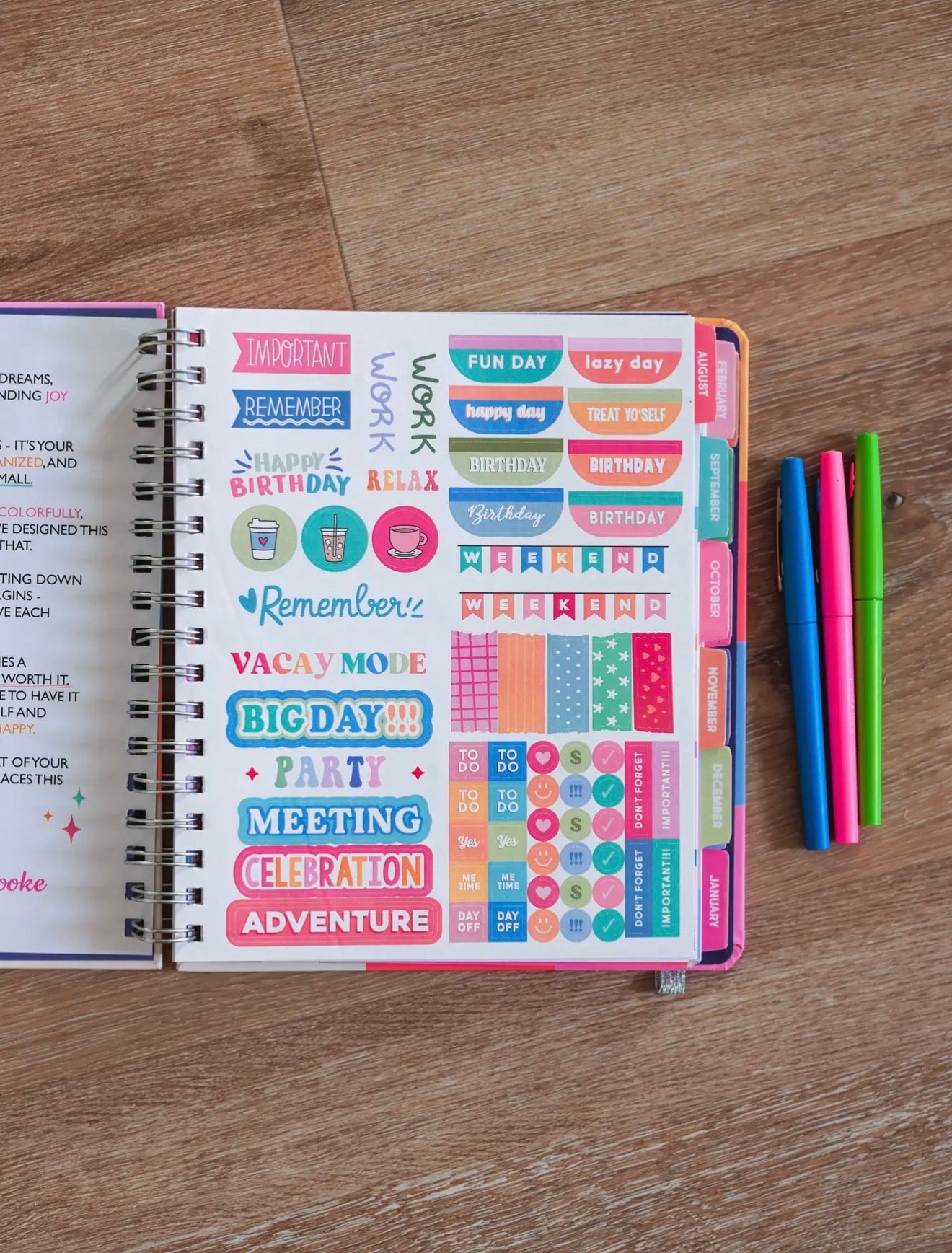 17-Month Notebook Planners