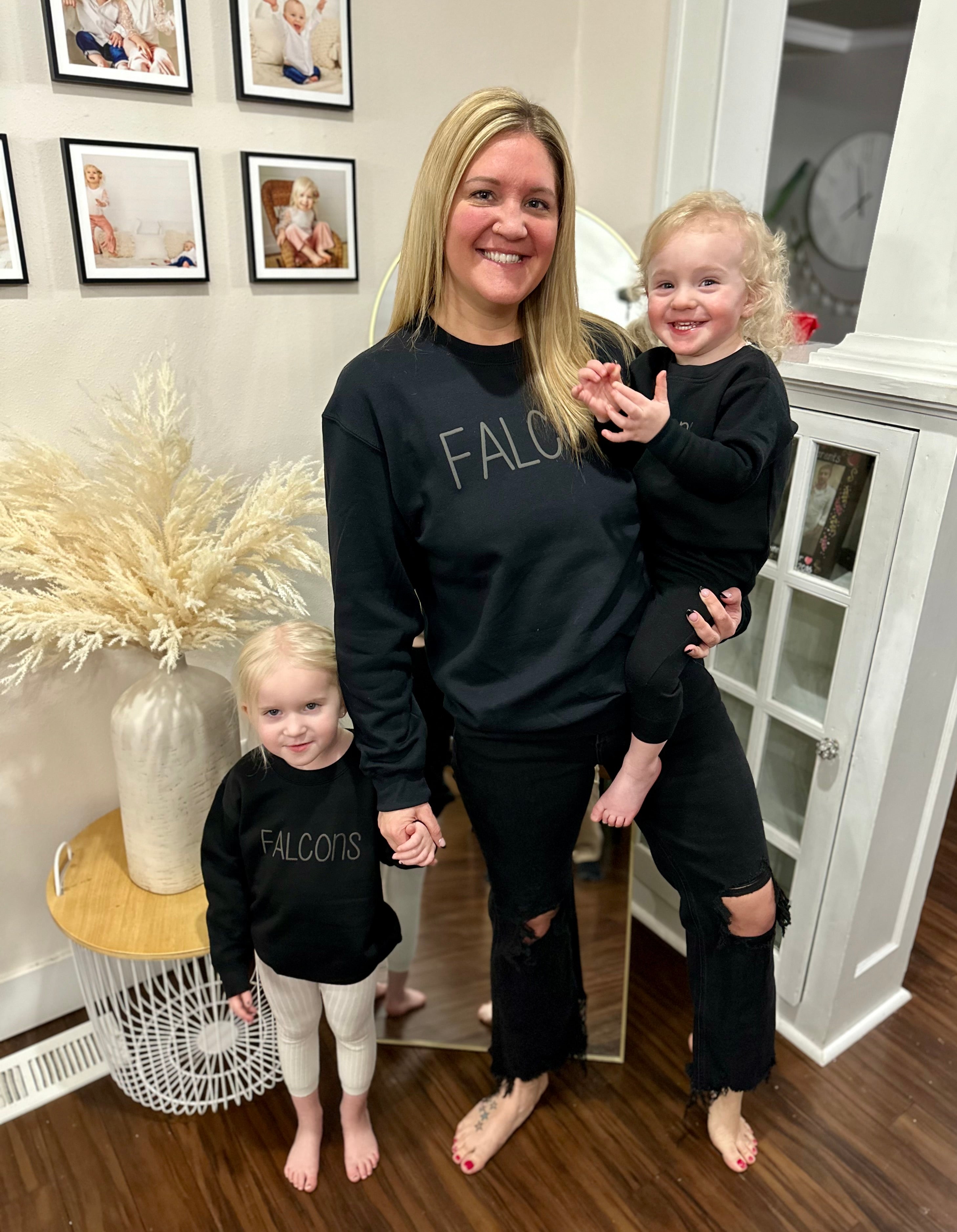 Black on Black Puff Falcon Crews