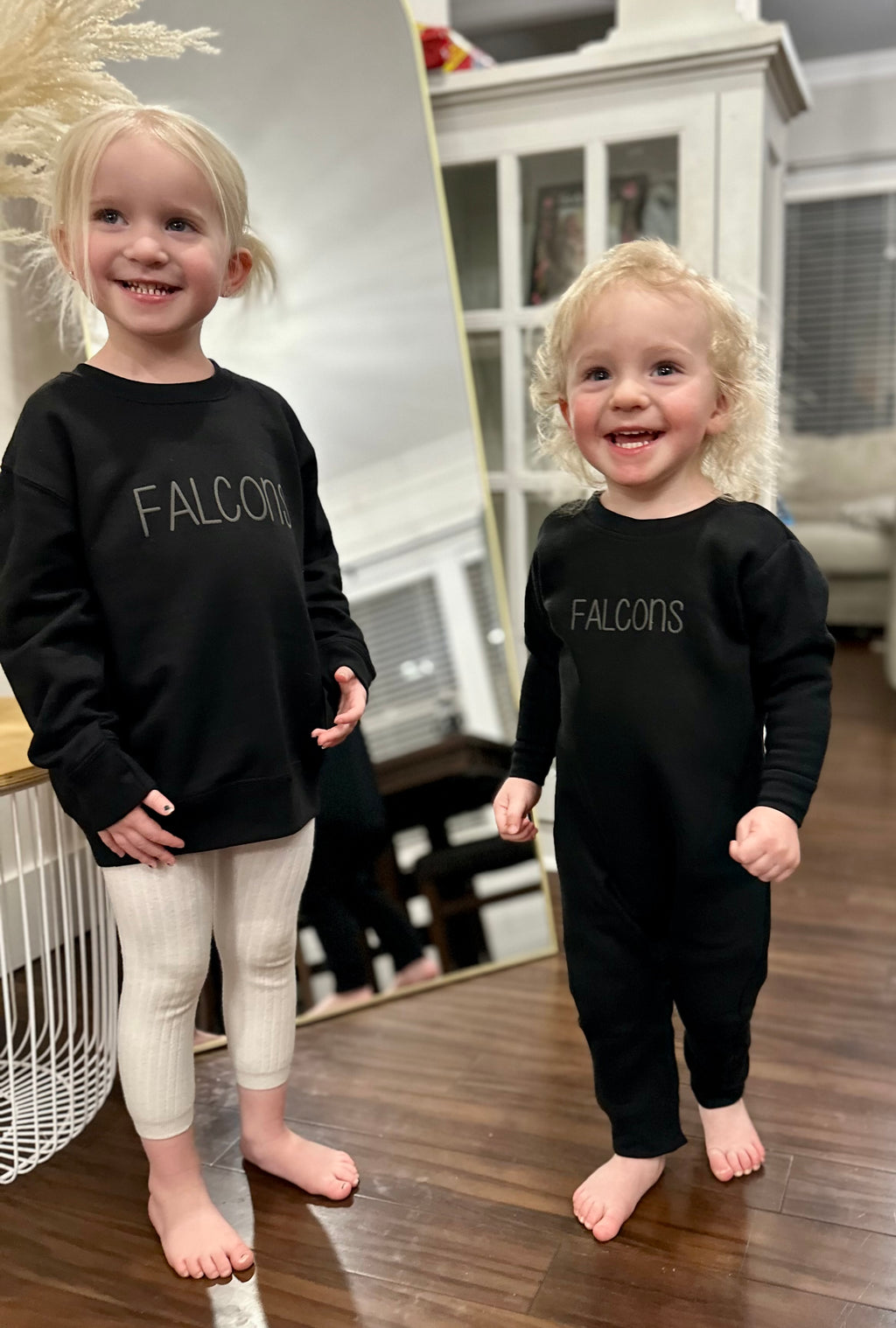 Black on Black Puff Falcon Crews